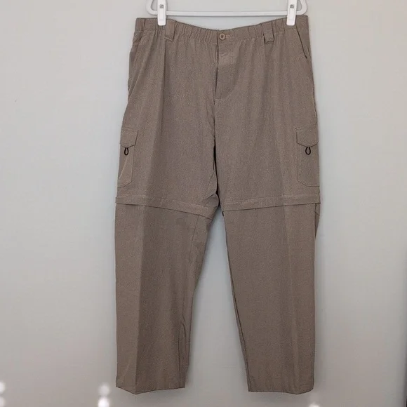 Reel Legends 2 Pair Performance Pants Fishing Convertible Pants XXL 30" Inseam - Picture 4 of 13